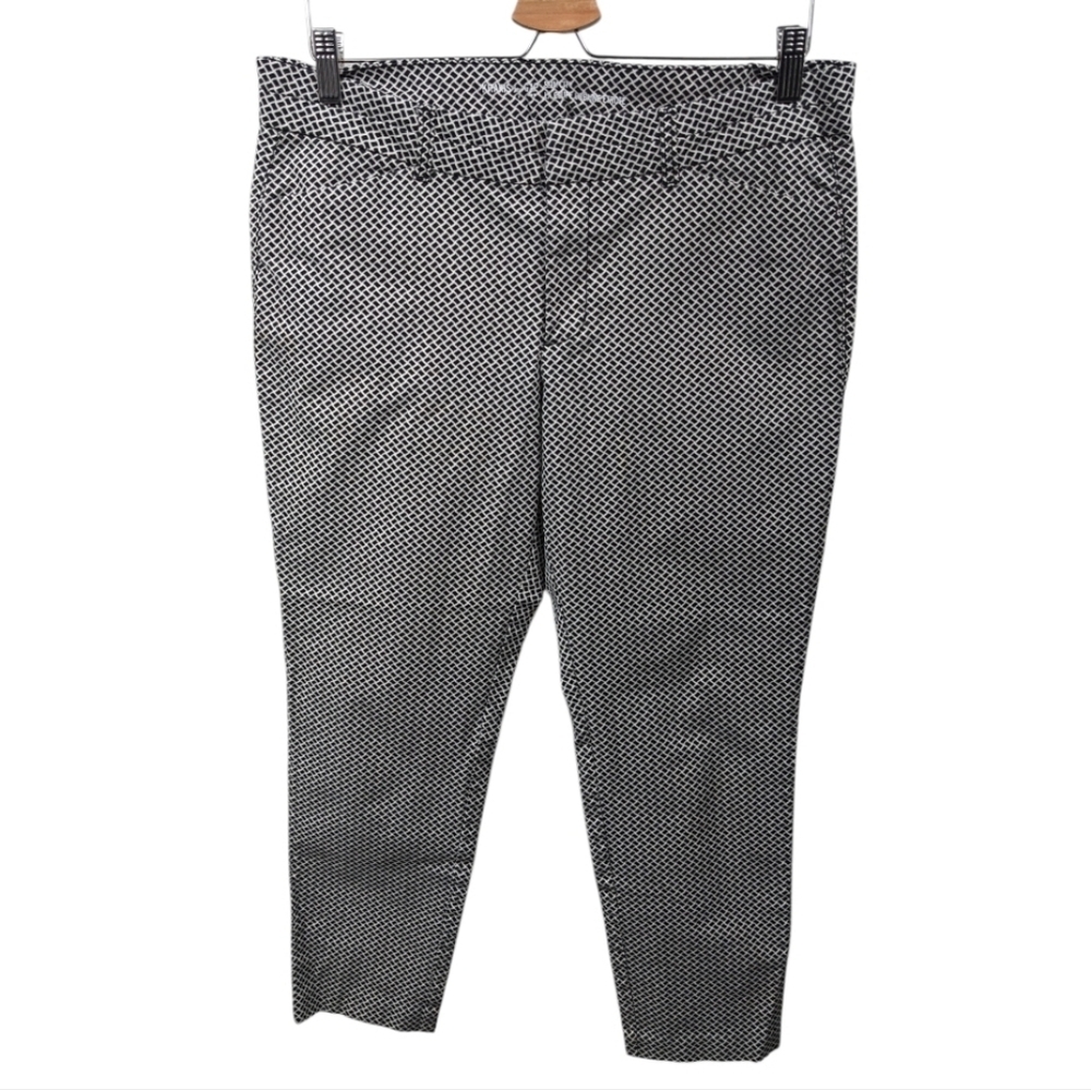 Gap Slim City Printed Checkered Pants Sz 10R